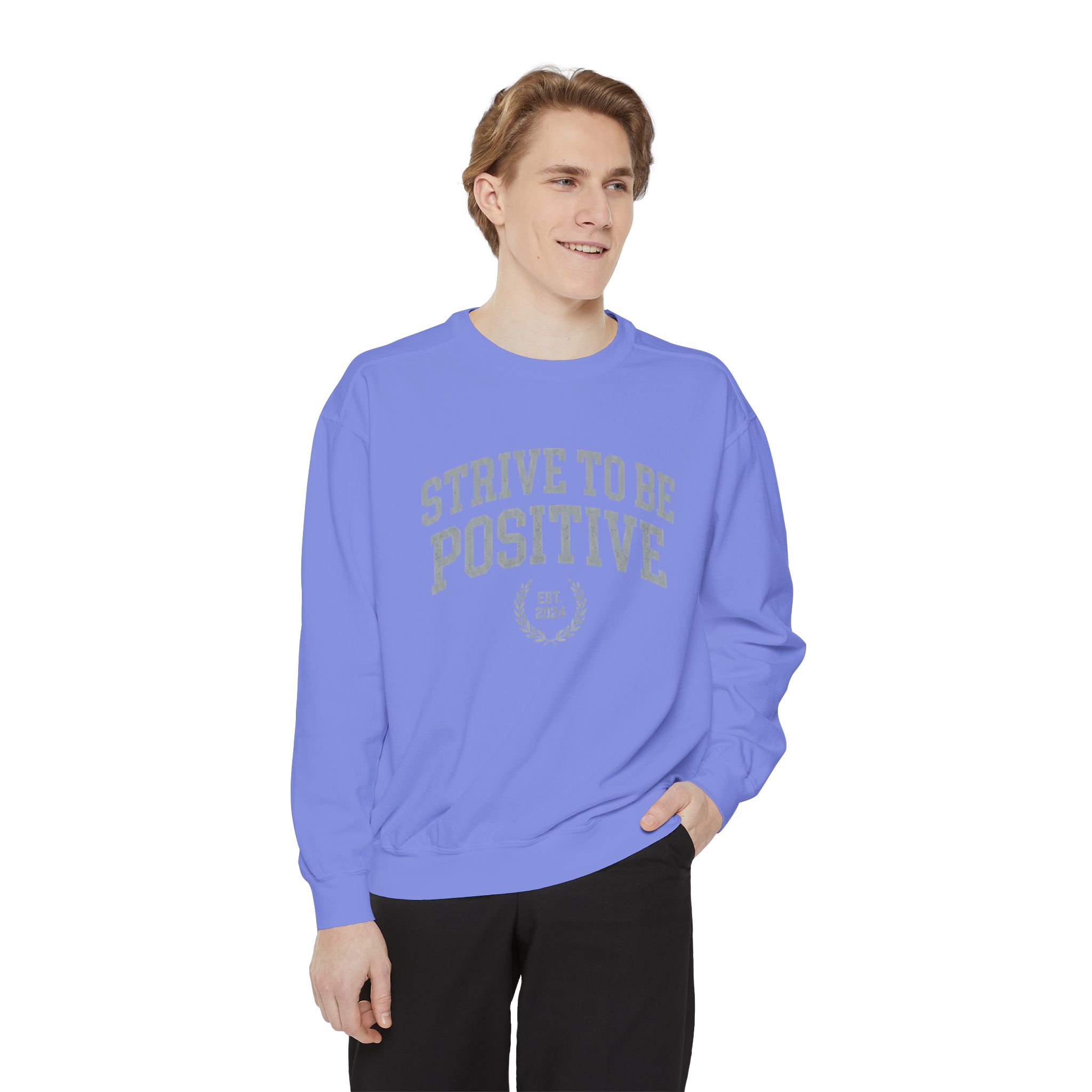 Unisex Garment-Dyed Sweatshirt - Image 15