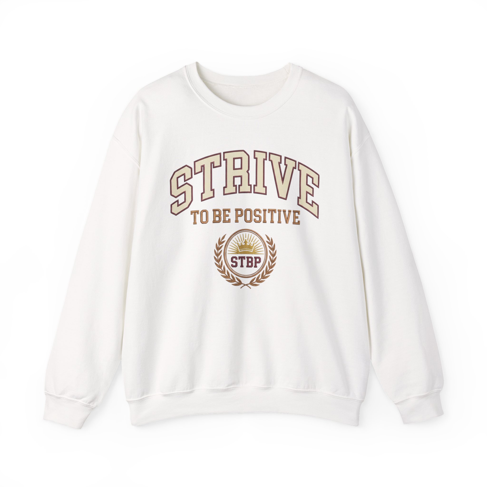 Strive To Be Positive crest sweatshirt | Inspirational Crewneck - Image 5
