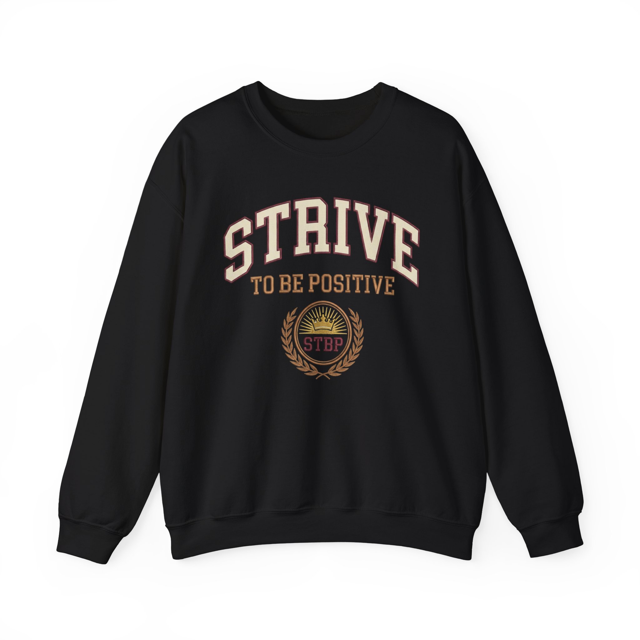 Strive To Be Positive crest sweatshirt | Inspirational Crewneck - Image 9