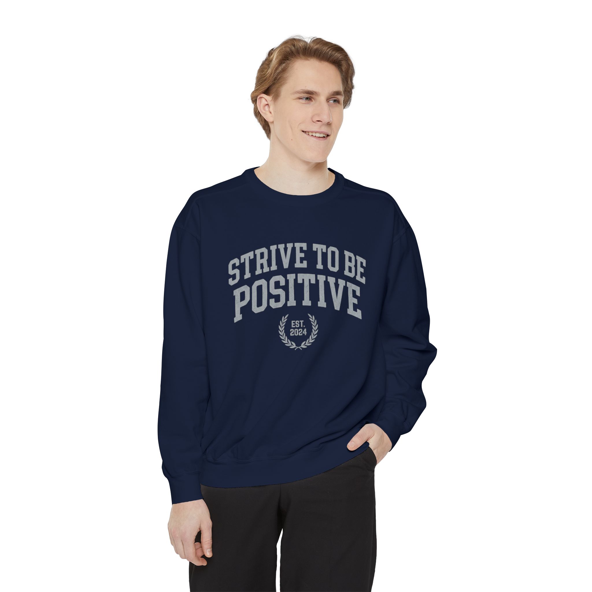 Unisex Garment-Dyed Sweatshirt - Image 23