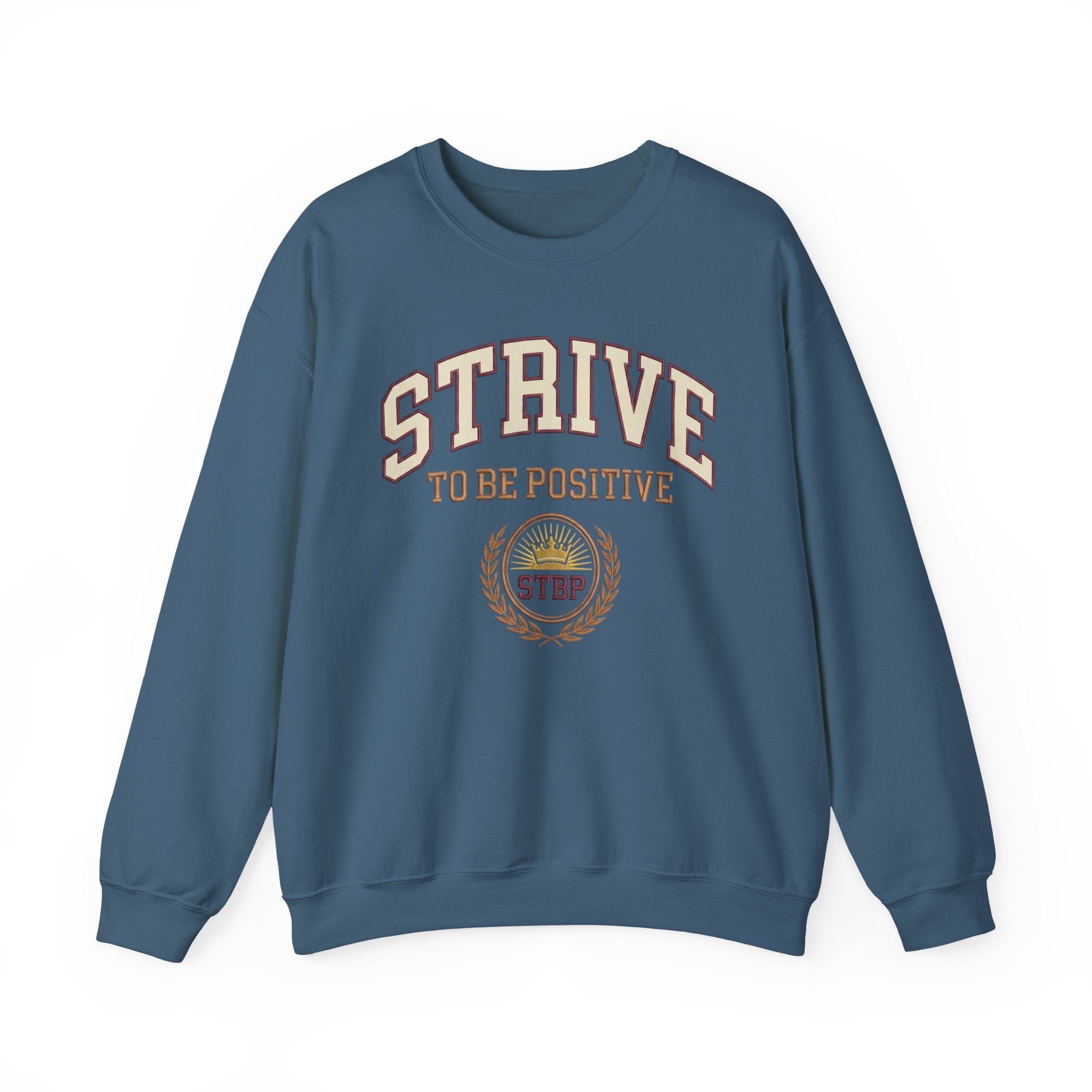 Strive To Be Positive crest sweatshirt | Inspirational Crewneck - Image 13