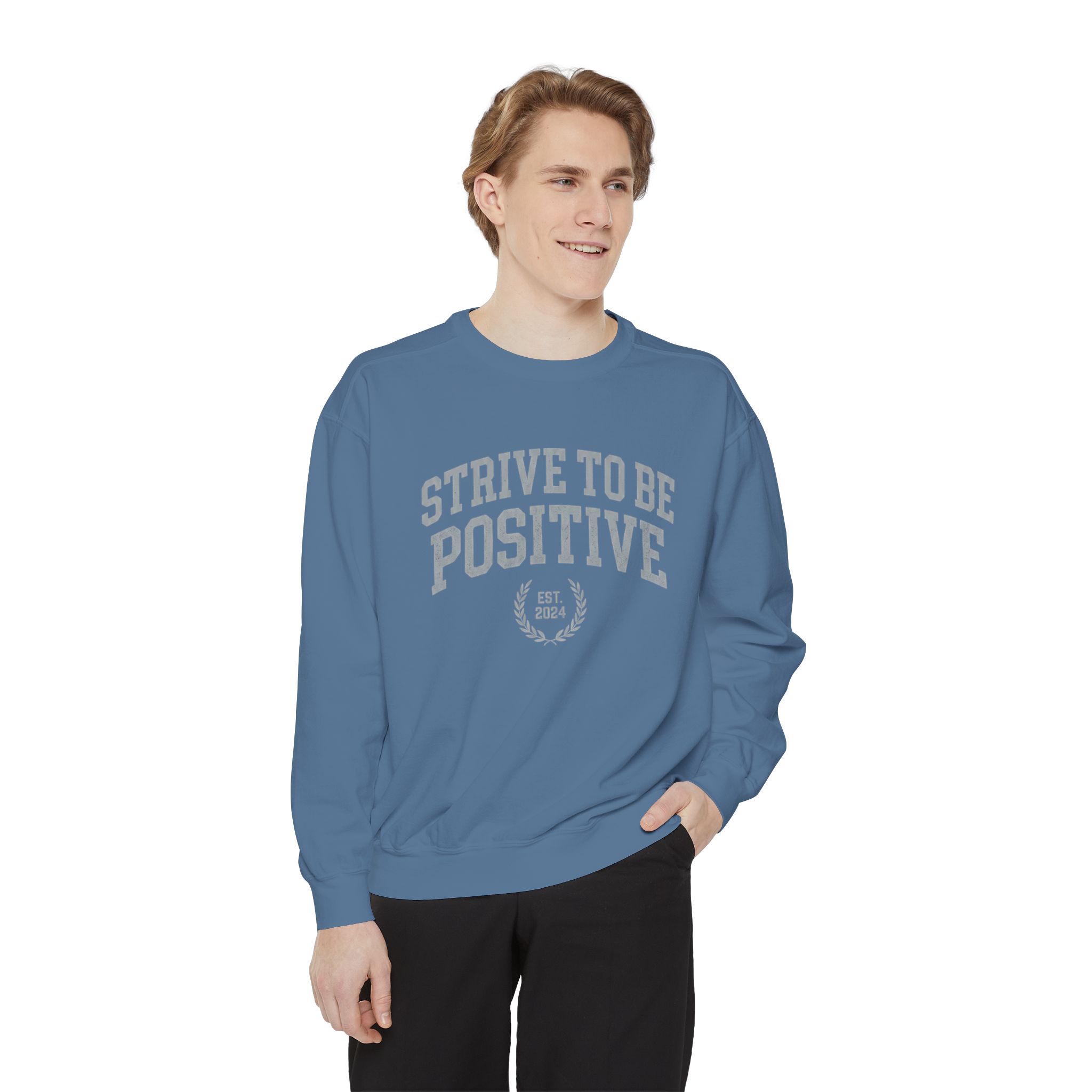 Unisex Garment-Dyed Sweatshirt - Image 19