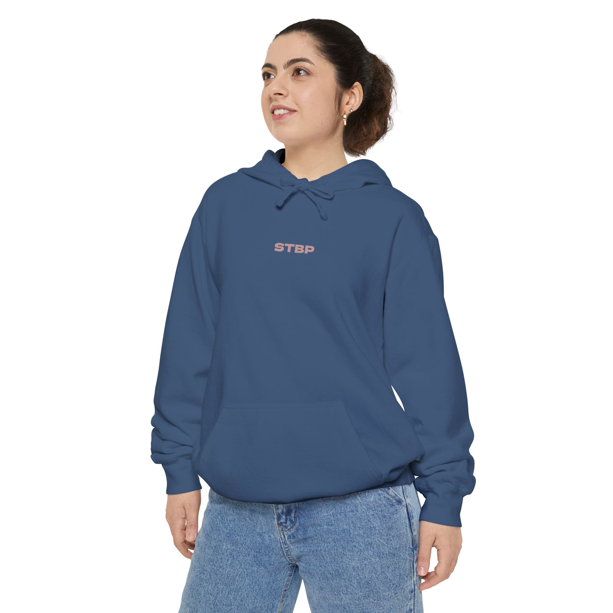 Strive To Be Positive Hoodie — Inspirational White Pullover - Garden - Image 15