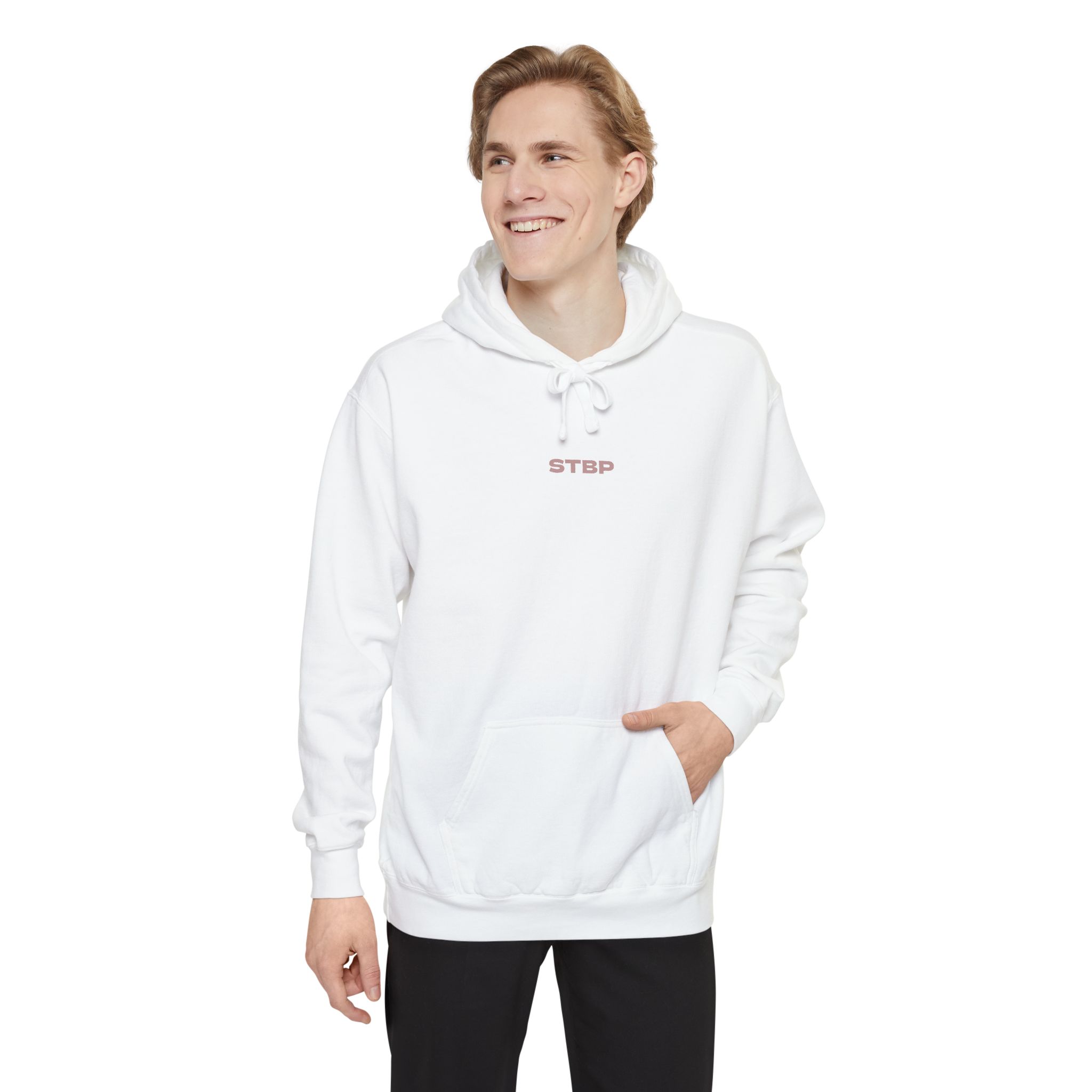 Strive To Be Positive Hoodie — Inspirational White Pullover - Garden - Image 5